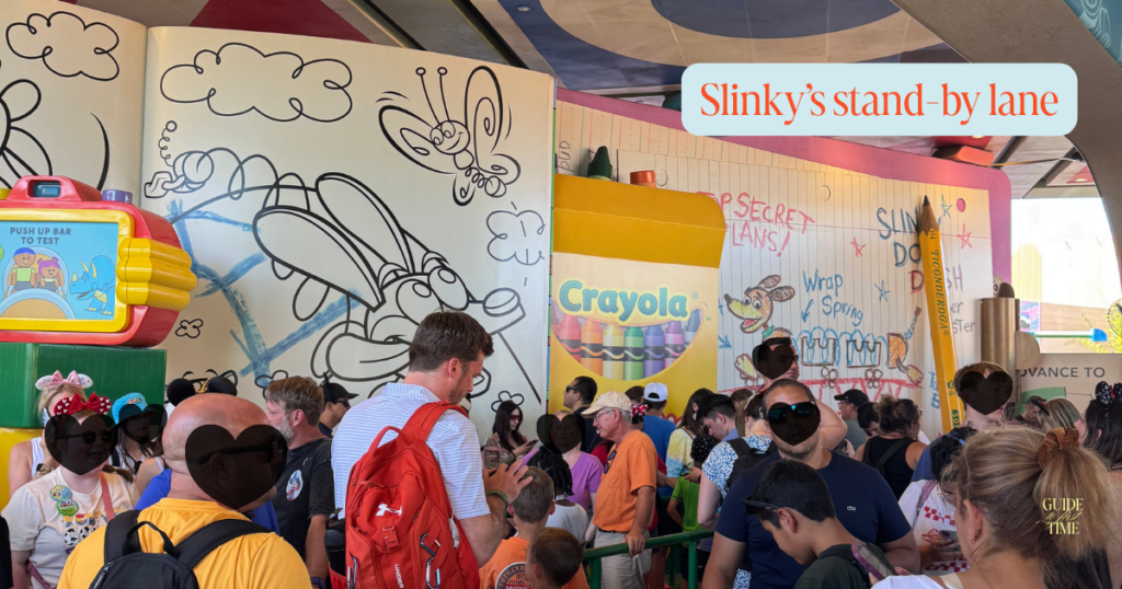 Slinky Dog Dash Line, Hollywood Studios, Disney World
