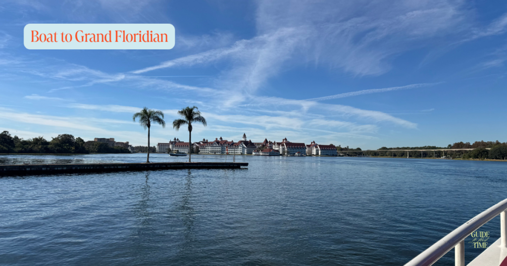 Boat from Magic Kingdom to Grand Floridian Resort