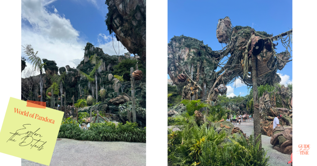 Floating mountains and waterfalls in Pandora at Disney's Animal Kingdom